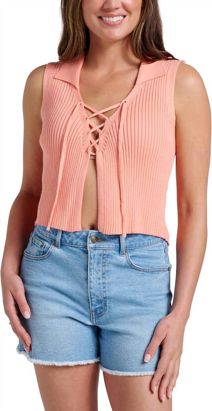 NEW QUICKSILVER sandbar sleeveless sweater in desert flower